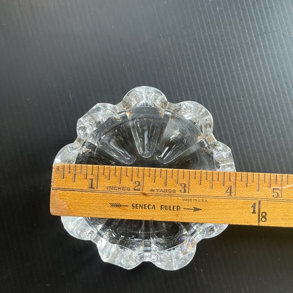 MCM SET OF 3 NESTING TRINKET DISHES ASHTRAYS GORGEOUS COLORS VINTAGE FOSTORIA - Picture 7 of 10